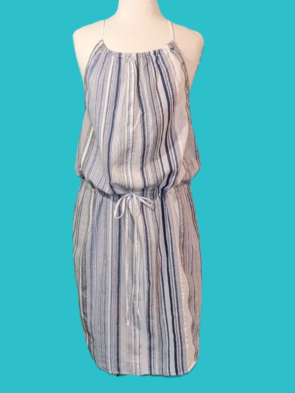 dylan Striped Cotton Gauze Sundress Size XL Preowned